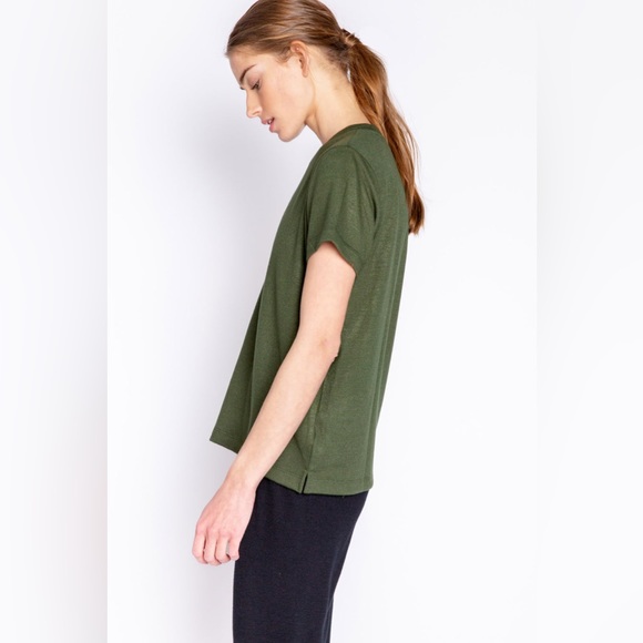 P.J SALVAGE RELOVED LOUNGE SHORT SLEEVE TOP - Picture 3 of 13